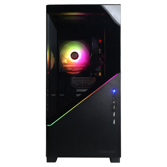 CyberPowerPC Gamer Master Gaming Desktop, AMD Ryzen 5 8400F, NVIDIA GeForce RTX 5060 8GB, 16GB DDR5, 1TB SSD, Black