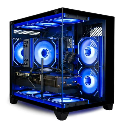 Panorama RTX 5090, Ryzen 7 9800X3D, 96GB DDR5 RAM, 4TB NVMe Gen4 SSD, Windows 11 Pro, 3 Year Warranty, RGB Keyboard+Mouse, WiFi 6E + BT, RJ45, HDMI, Prebuilt