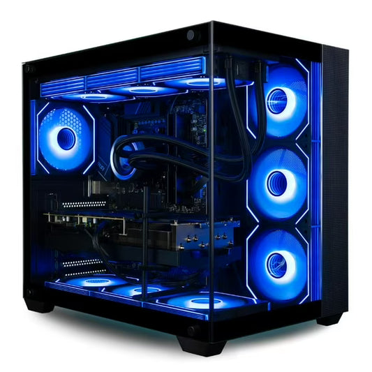 Panorama XL RTX 5090, 24-Core Ultra 9 285K, 128GB DDR5 RAM, 4TB NVMe 9100 Pro Gen5 SSD, WiFi 6E, HDMI, 3 Year Warranty. Windows 11 Pro, LiquidCooled RGB Prebuilt