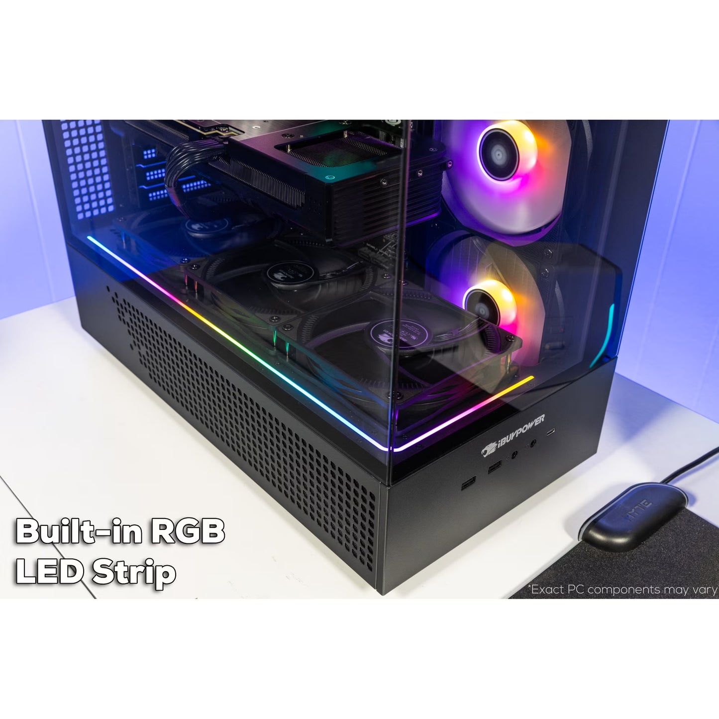 iBUYPOWER Element Gaming PC Desktop Intel Core Ultra 5 CPU, NVIDIA GeForce RTX 5060Ti 8GB, 16GB DDR5 RGB RAM, 1TB NVMe SSD, Windows 11 Home